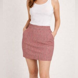 A New Day  Plaid Skirt Size M